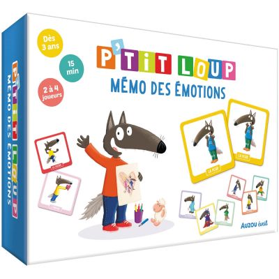 P'tit Loup - Mon mémo des émotions  par Auzou Editions