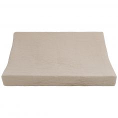 Housse de matelas à langer Tender Beige (45 x 70 cm) - Baby's Only