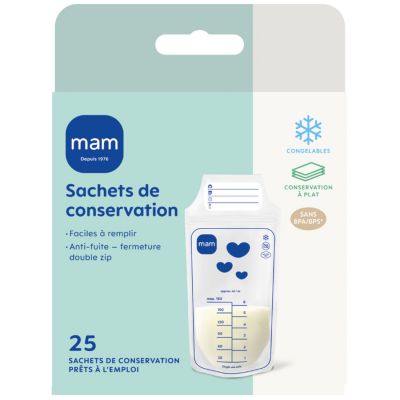 Lot de 25 sachets de conservation (180 ml)