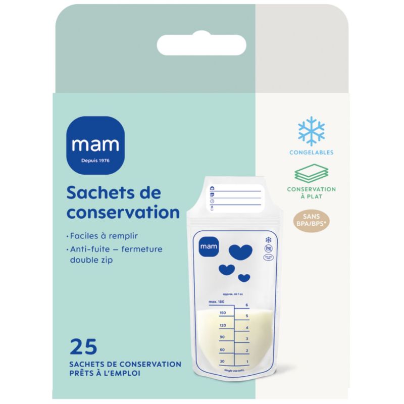 Lot de 25 sachets de conservation (180 ml) MAM Packaging 2