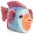 Variation Bleu, rouge, orange du produit Peluche Poisson bleu (16 cm) de la marque Jellycat