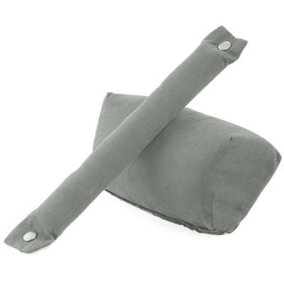 Pack booster réhausseur et cale-tête pour porte-bébé PhysioCarrier et HoodieCarrier gris Je Porte Mon Bébé / Love Radius