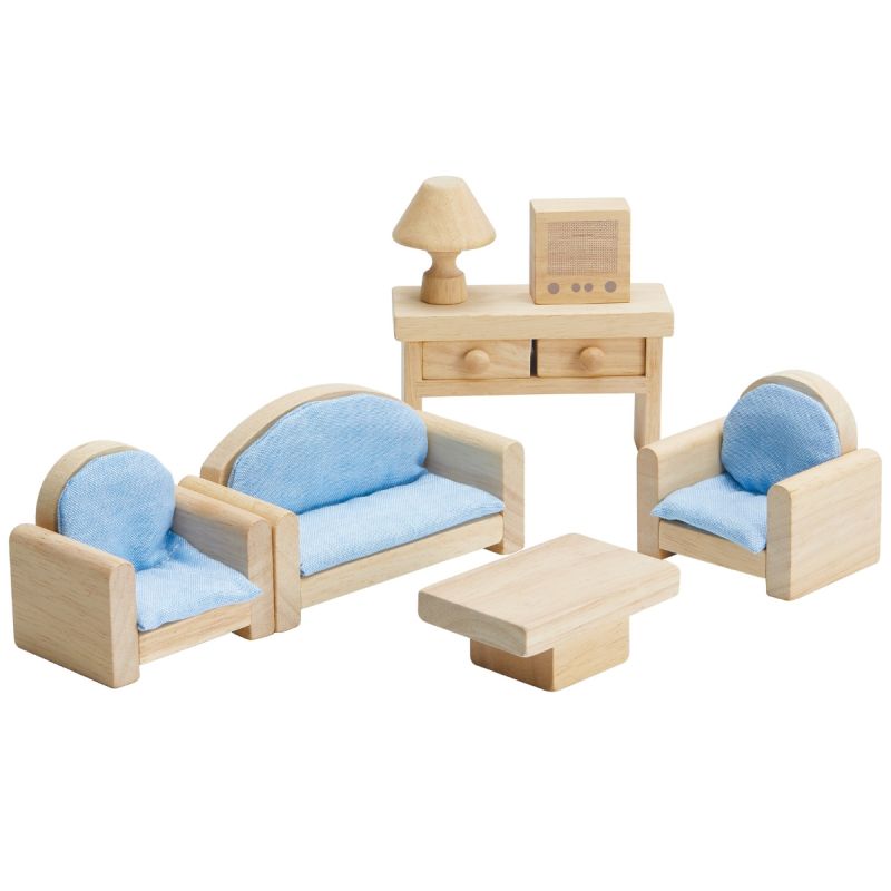 Salon en bois naturel Plan Toys Produit 1 grande taille