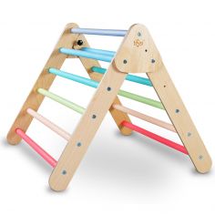 Triangle à grimper Pickler multicolore pastel - Tissi