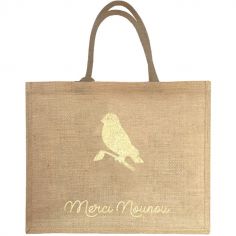 Sac cabas Nounou Oiseau (personnalisable) - Les Griottes
