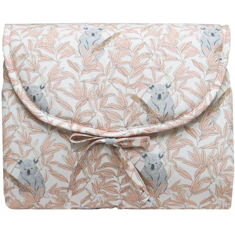 Tapis à langer rose pâle Koala Blossom Paris
