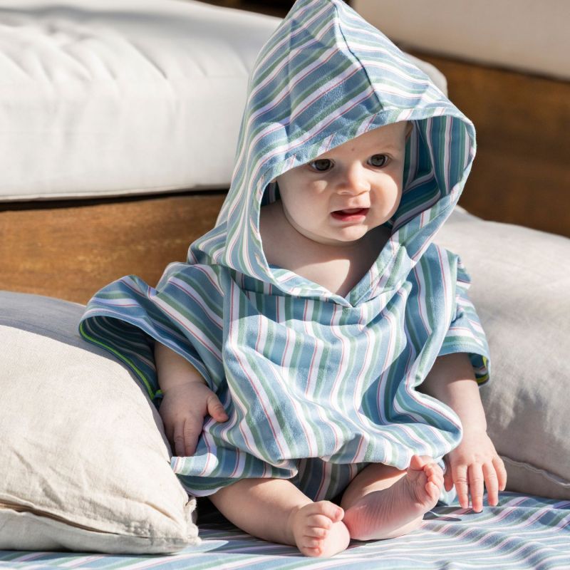 Poncho de plage Rayures Walking Mum Ambiance 2