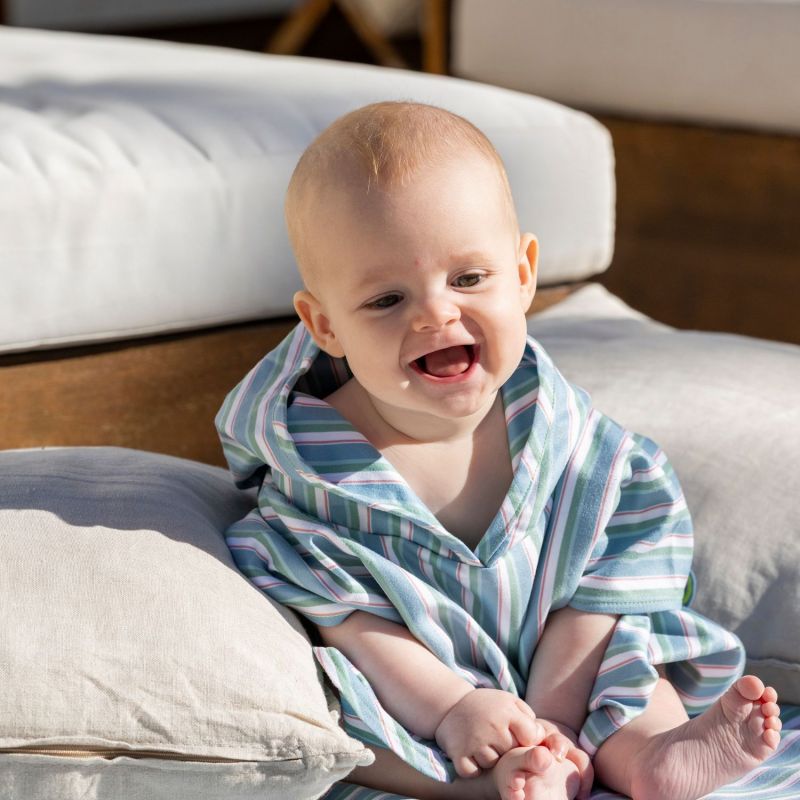 Poncho de plage Rayures Walking Mum Ambiance 4