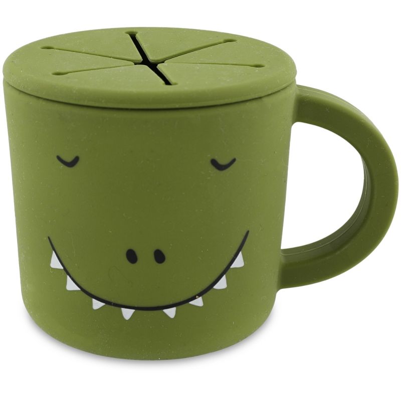 Tasse à goûter en silicone Mr. Dino Trixie