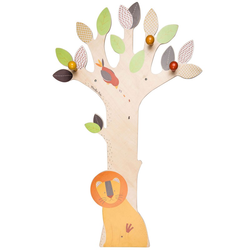Porte-manteau mural arbre Les Papoum Moulin Roty