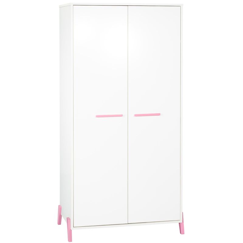 Armoire 2 portes Joy rose Baby Price
