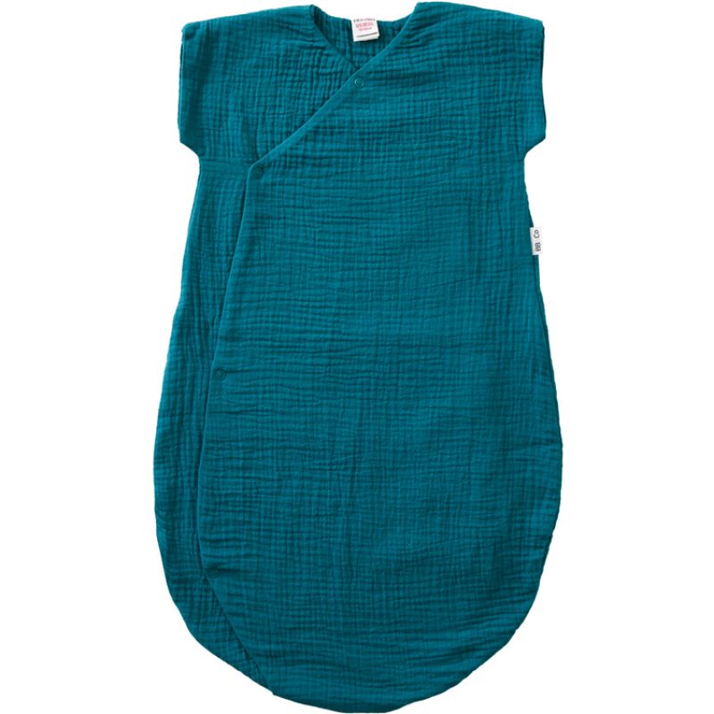 Gigoteuse été double gaze vert paon TOG 1,6 (90 cm) BB & Co