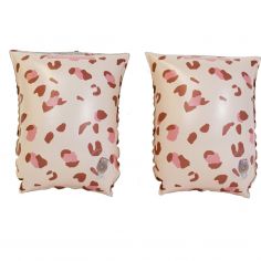 Brassards de natation Léopard vieux rose (0-2 ans) - Swim Essentials