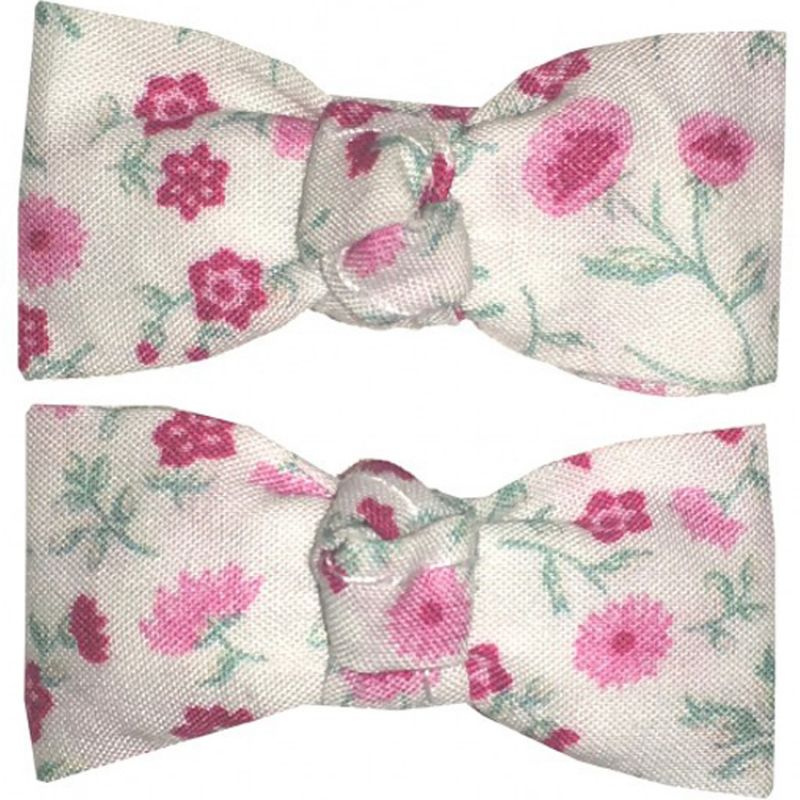 Lot de 2 barrettes noeuds liberty BB & Co