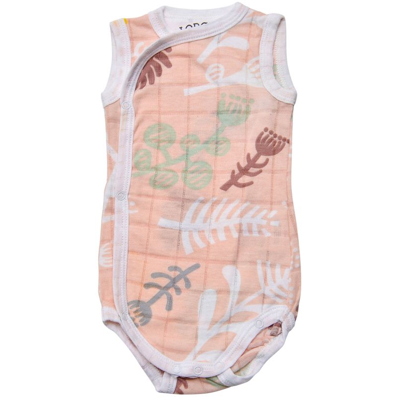Body sans manches rose Plush Botanimal (0-2 mois : 56-62 cm) Lodger