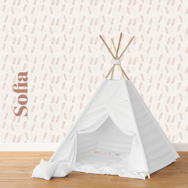 Lé unique papier peint Motif Sofia Charlie et Suzie Ambiance 3