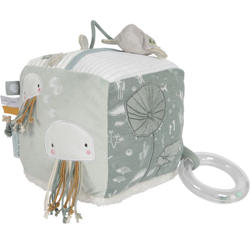 Cube d'activités Soft Ocean mint Little Dutch