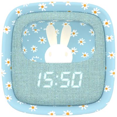 Réveil 2 en 1 Billy Blue Flower MOB