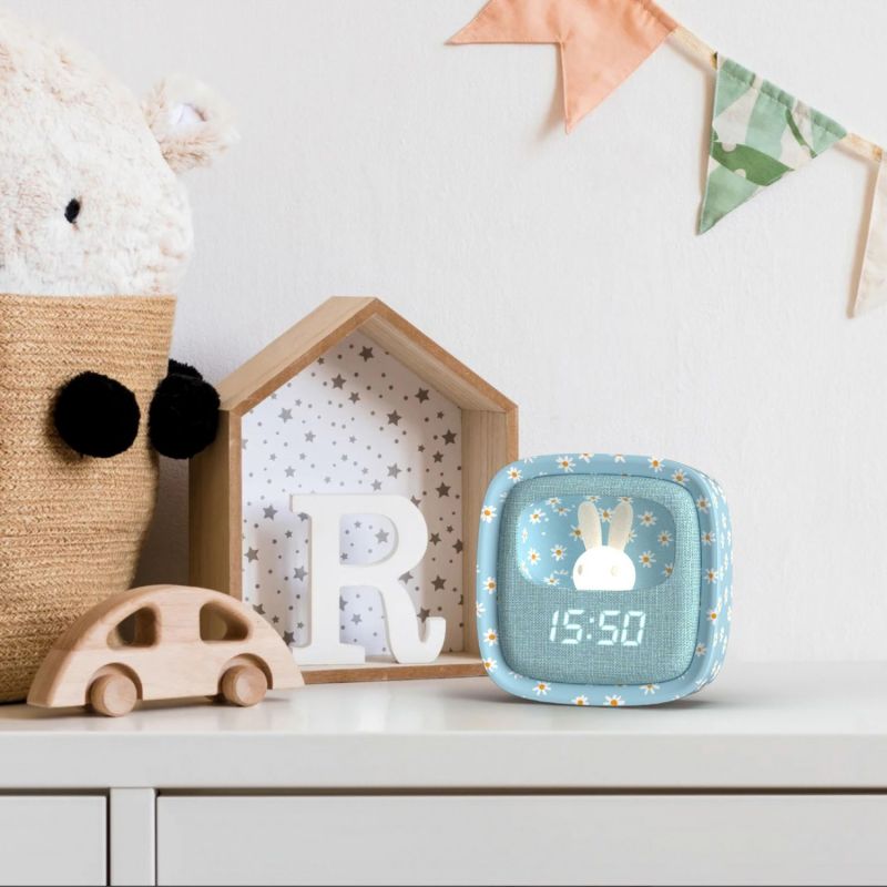 Réveil 2 en 1 Billy Blue Flower MOB Ambiance 2