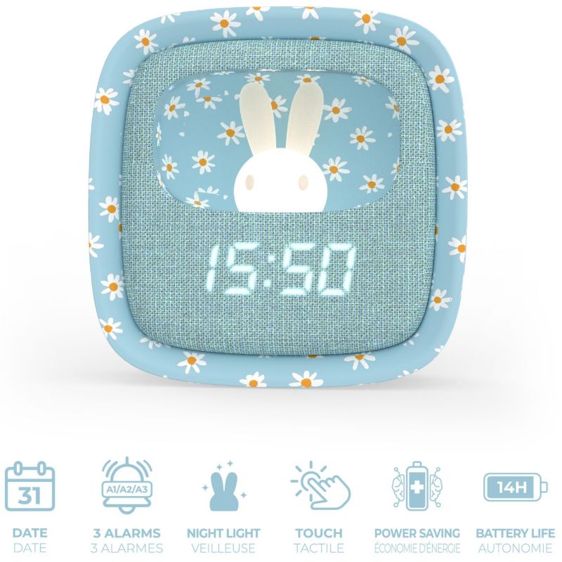 Réveil 2 en 1 Billy Blue Flower MOB Produit 7