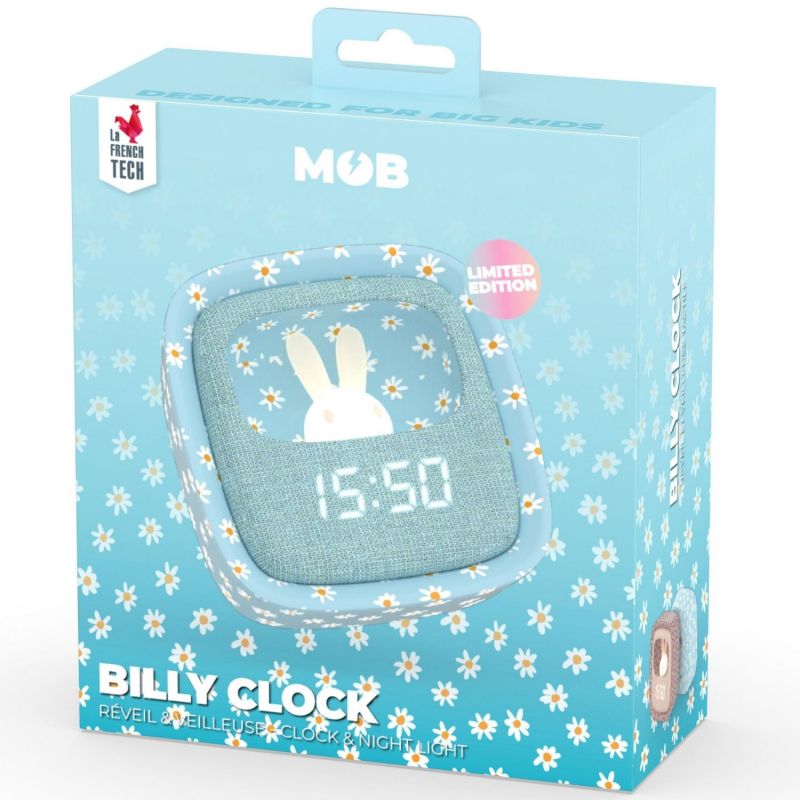 Réveil 2 en 1 Billy Blue Flower MOB Packaging 8