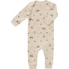 Combinaison pyjama en coton bio Rabbit sandshell (0-3 mois : 50 à 60 cm) - Fresk