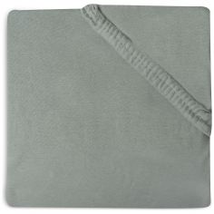 Drap housse en jersey Ash Green (70 x 140 cm) - Jollein