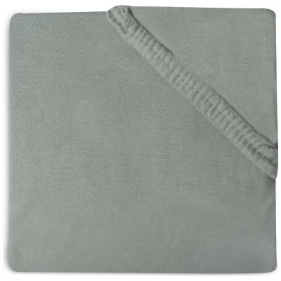 Drap housse en jersey Ash Green (70 x 140 cm)