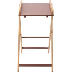 Table à langer pliante Jade bois massif hybride vieux rose