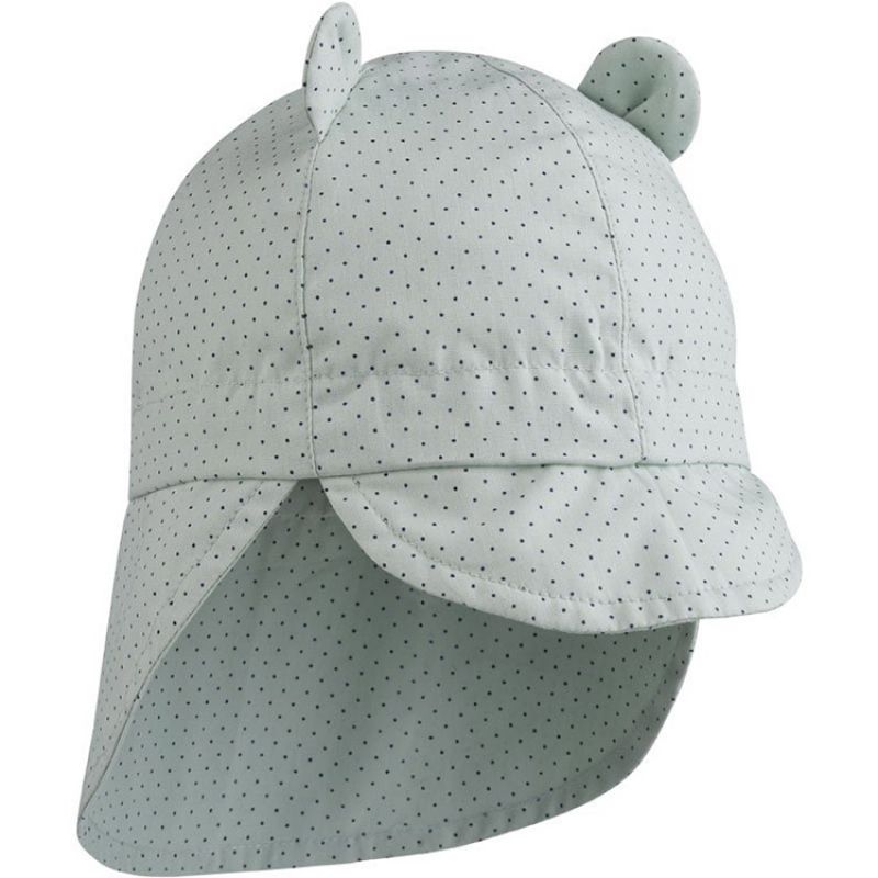 Casquette anti-UV Gorm Classic dot pois mint (3-4 ans) Liewood