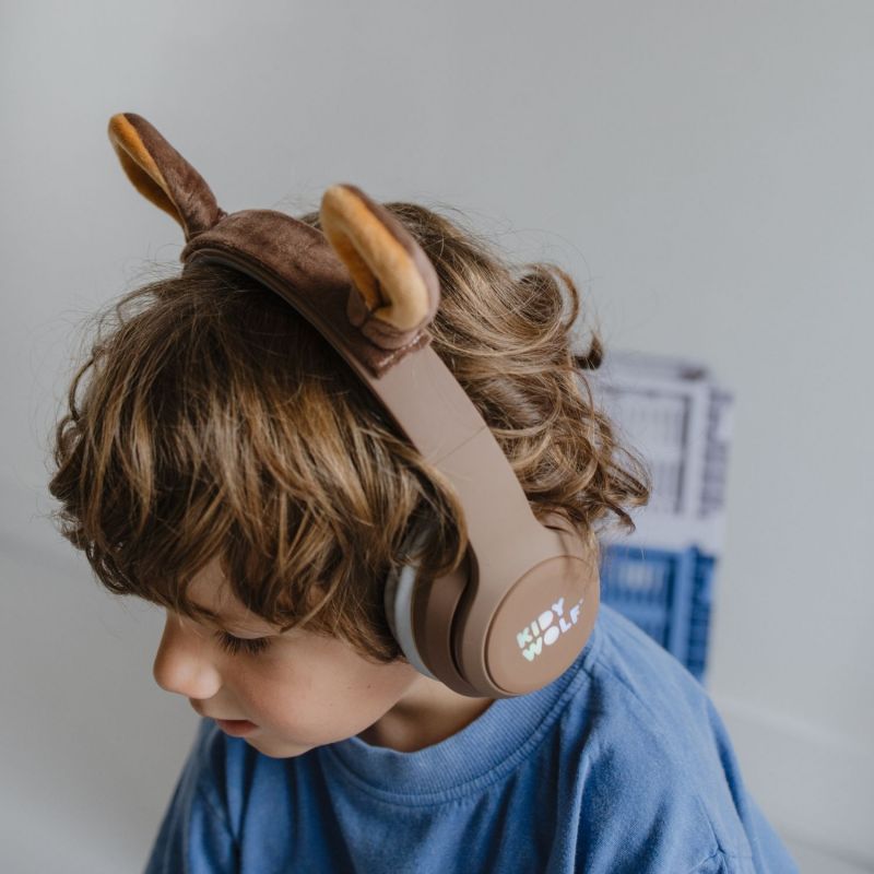 Casque Audio Bluetooth KIDYEARS Ours oreilles aimantées  KIDYWOLF Ambiance 3