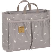 Sac à poussette Multitalent Blocks taupe  par Lässig 