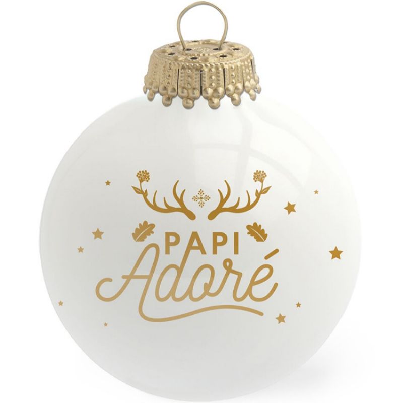 Boule de Noël Papi Adoré Baubels Produit 1 grande taille