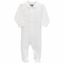 Pyjama léger tencel blanc (1 mois : 56 cm)  par Cambrass
