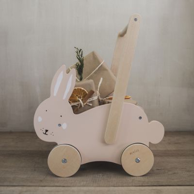 Chariot de marche en bois - Mrs. Rabbit
