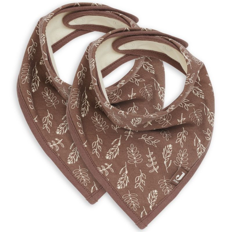 Lot de 2 bavoirs bandana Meadow Chestnut Jollein Produit 1 grande taille