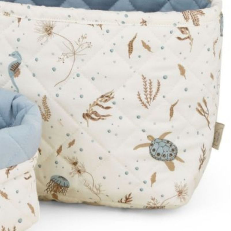 Lot de 2 paniers de rangement matelassés Sea Garden Cam Cam Copenhagen Produit 2