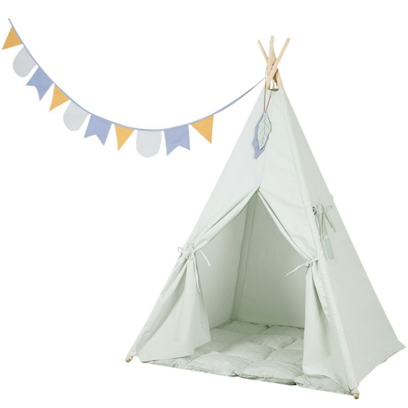 Tente de jeu tipi Adventure mint Little Dutch