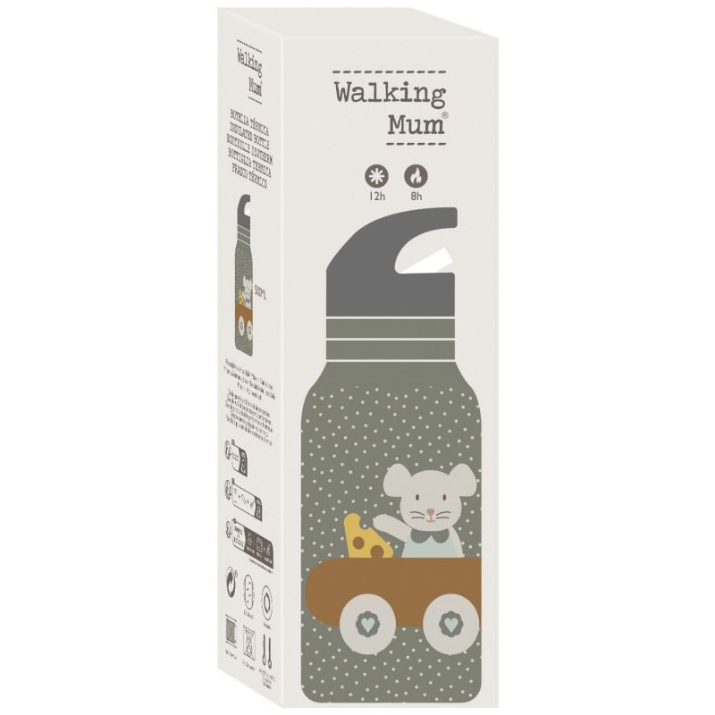 Gourde isotherme Poppy Moss (500 ml) Walking Mum Packaging 4