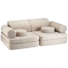 Canapé modulable Settee Biscuit molletonné - Wigiwama