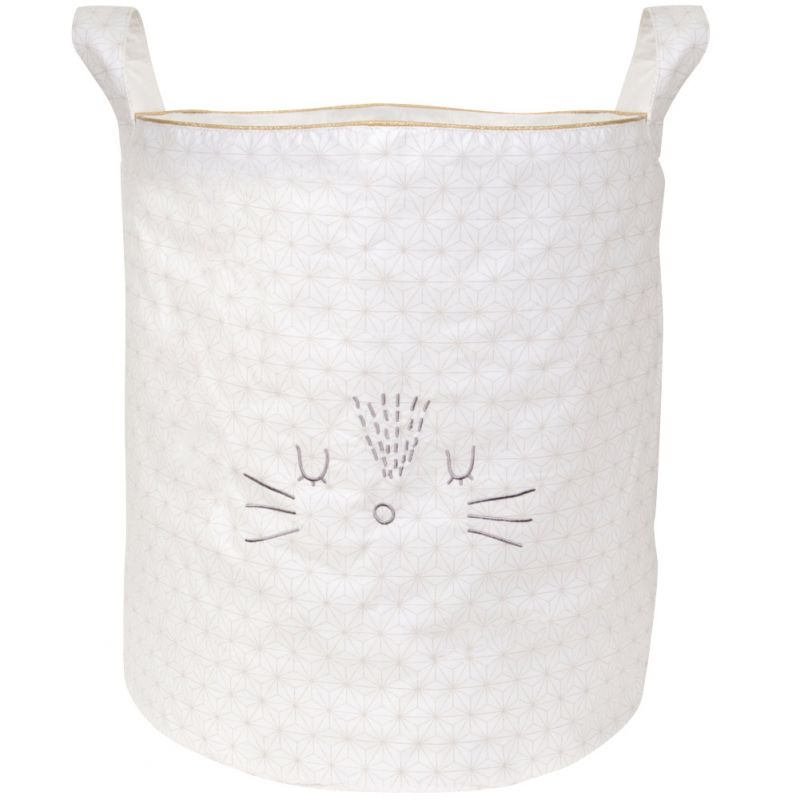 Sac à jouets Pompom le lapin (40 x 45 cm) Little Crevette