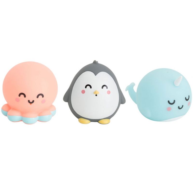 Lot de 3 jouets aspergeurs pour le bain Mr. Wonderful