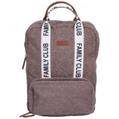 Sac à dos à langer Family Club Signature Teddy Soft Brown - Childhome
