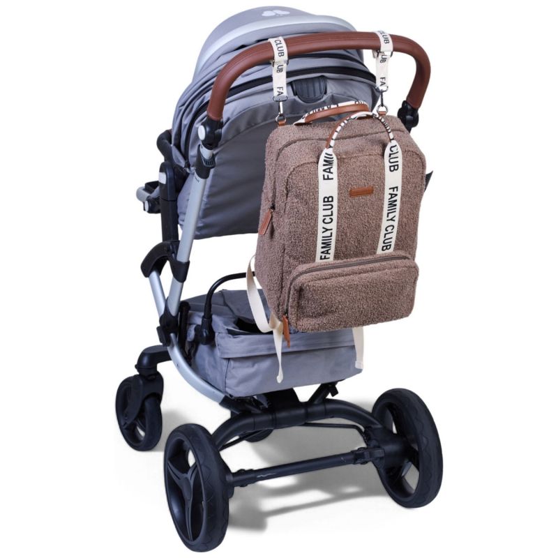 Sac à dos à langer Family Club Signature Teddy Soft Brown Childhome Produit 7