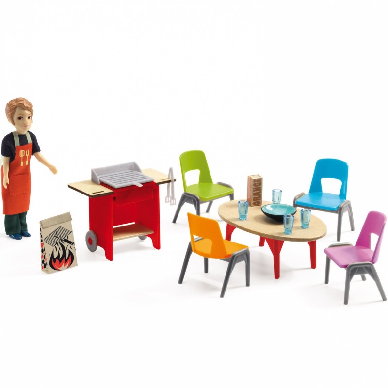 Kit meubles Barbecue et accessoires Djeco