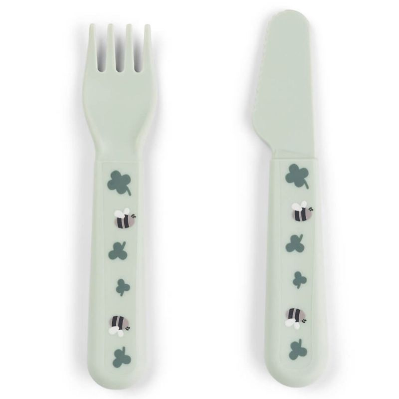 Foodie coffret repas ventouse Tiny farm Vert - Reconditionné Done by Deer Produit 4