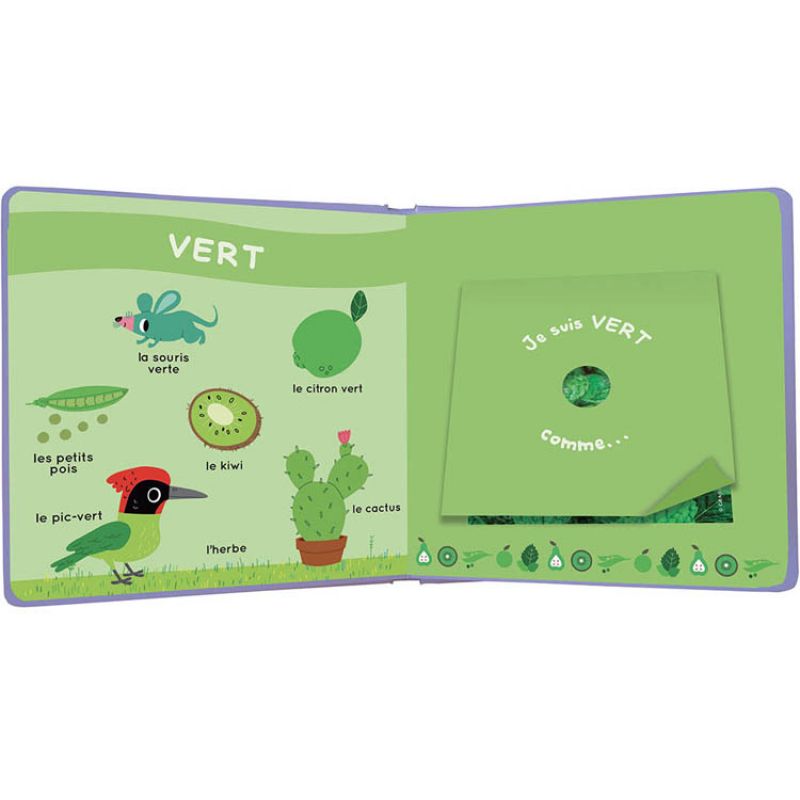 Mon livre des odeurs et des couleurs Le Jardin Auzou Editions Produit ouvert 2