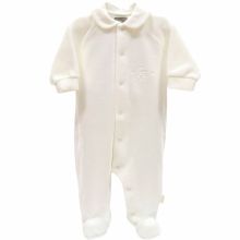 Pyjama chaud écru (12 mois : 74 cm)  par Cambrass