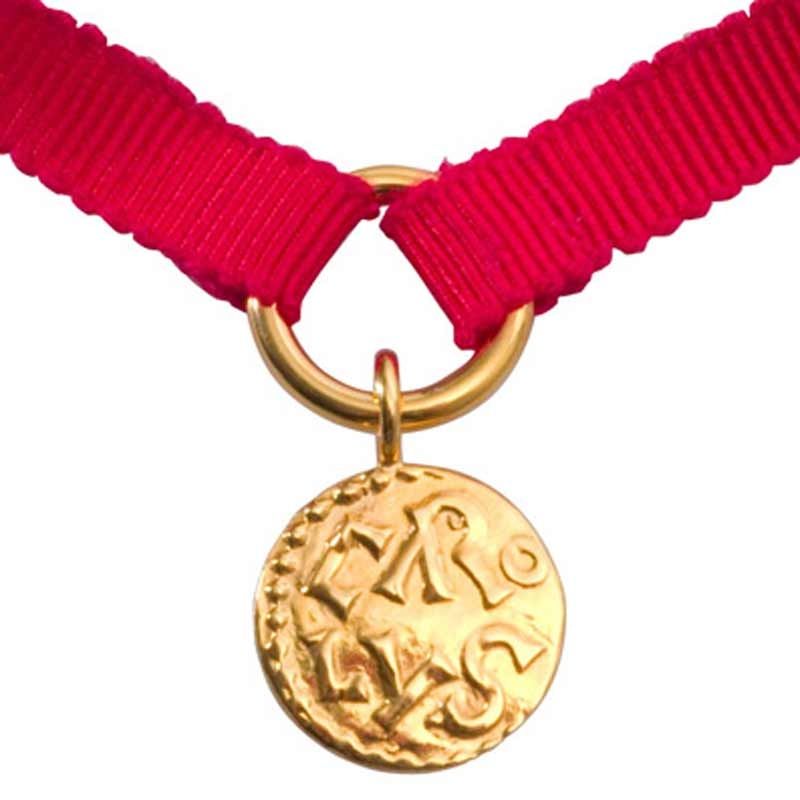 Bracelet Denier de Melle rouge (or jaune 750°) Monnaie de Paris