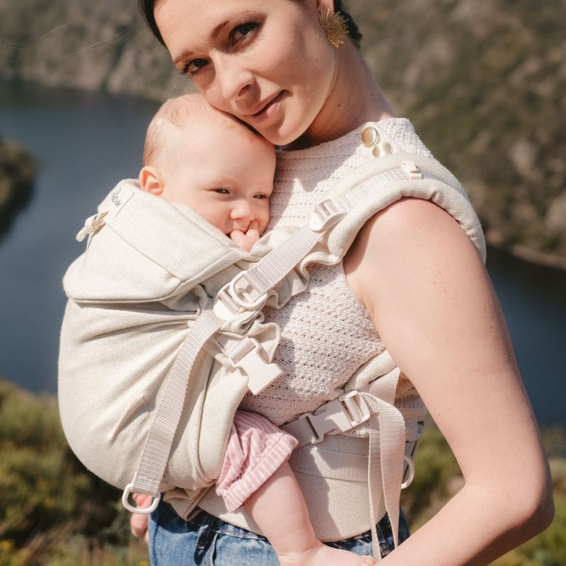 Porte bébé préformé Néo+ Lin Naturel V2 NéoBulle Ambiance 4